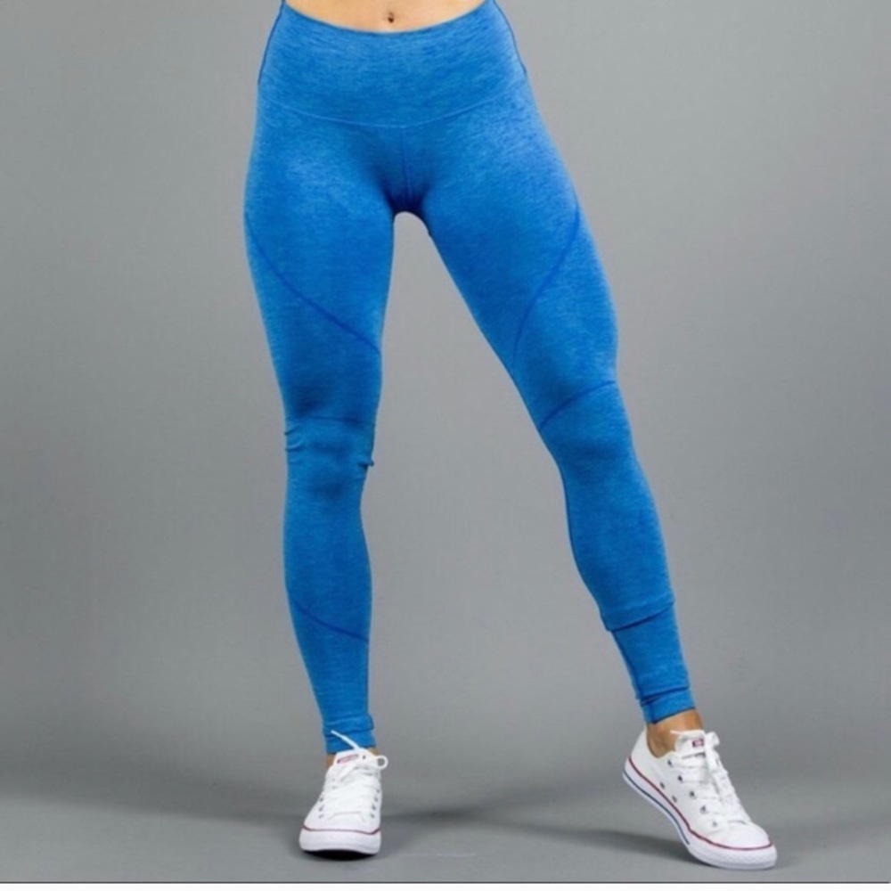 Blue Alphalete revival leggings
